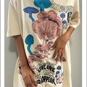 Project Social T Mushroom T-Shirt Dress